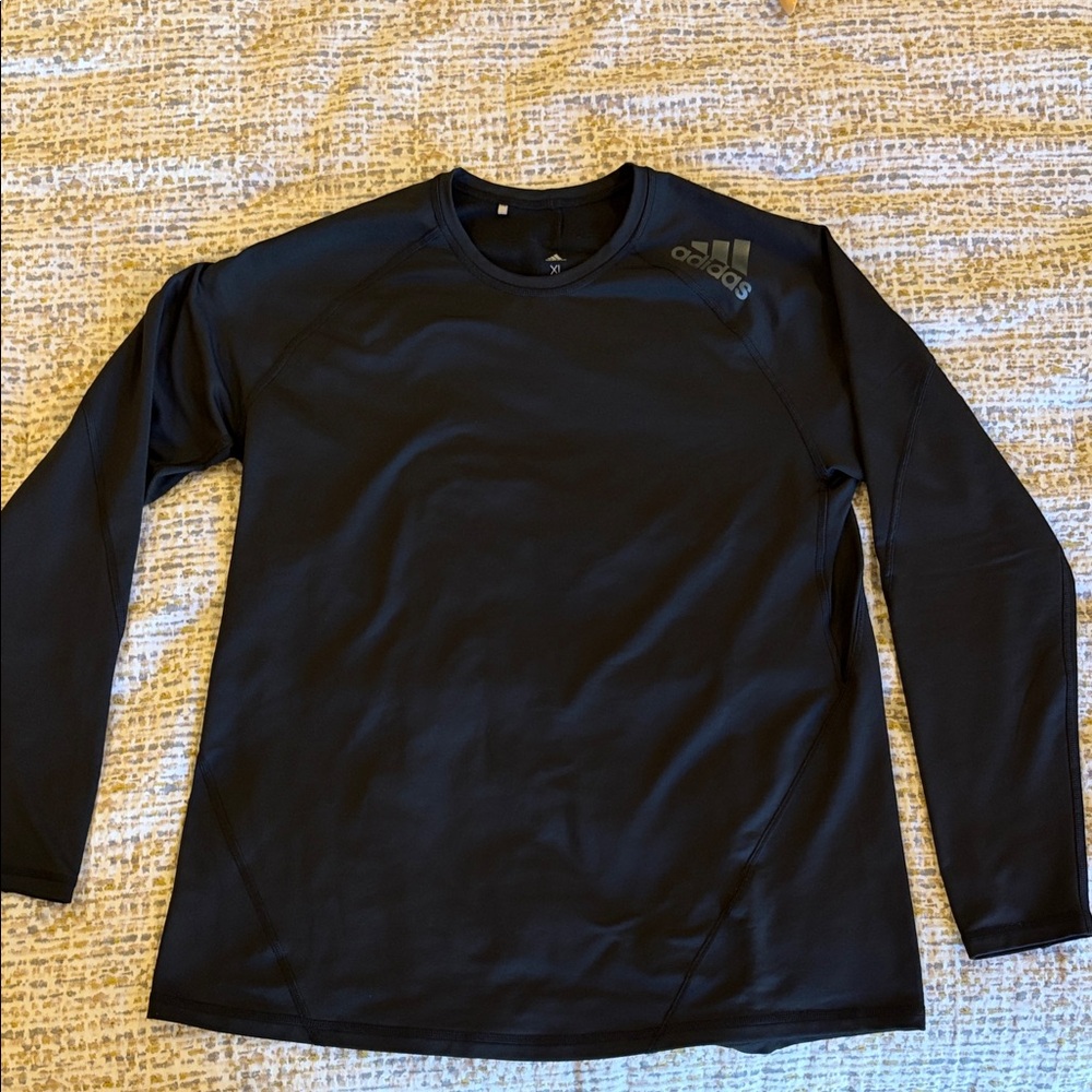 Adidas Men's Black  Long Sleeve tee
